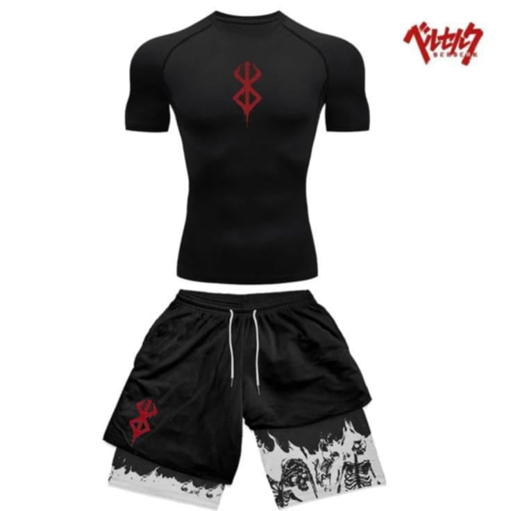 Set of T-shirts and shorts